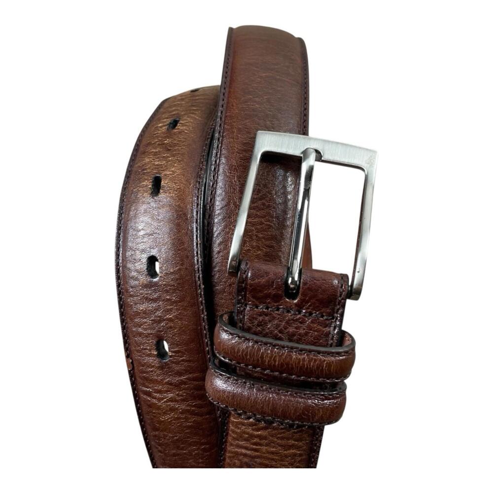 Perry Ellis Top Grain Premium Leather Belt Men's Size 42 Business Big & Tall